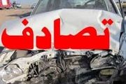تصادف در اتوبان زین الدین جان کارگر شهرداری را گرفت