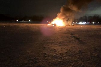 سقوط یک بالگرد نظامی آمریکا در نیویورک