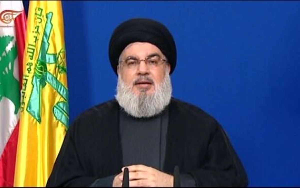 چشمک زدن جالب سید حسن نصرالله+فیلم
