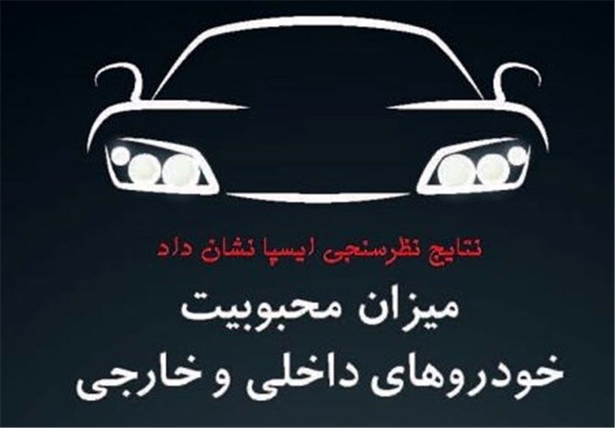 میزان محبوبیت خودروی خارجی و داخلی