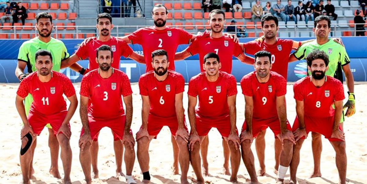 برد فوتبال ساحلی ایران مقابل امارات در تورنمنت بلاروس 