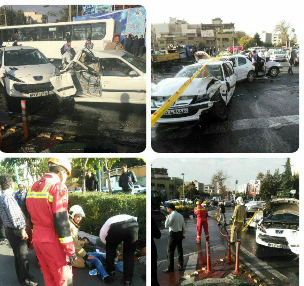 عدم توجه به جلو مهمترین علت تصادفات رانندگی