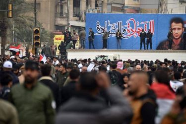 تجمع میلیونی در بغداد برای بزرگداشت سالگرد شهادت حاج قاسم و المهندس/گزارش تصویری