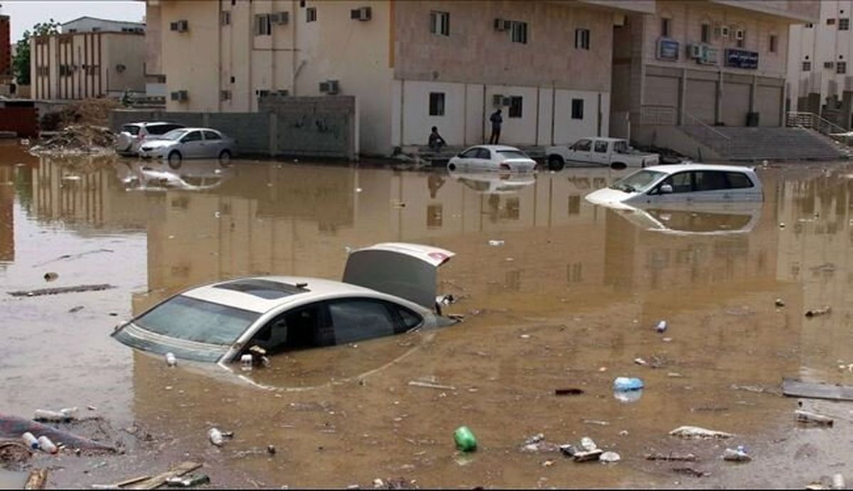 جده زیر آب رفت