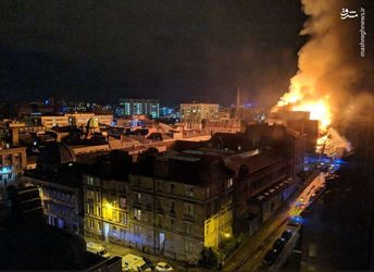 آتش سوزی در گلاسکو