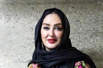 ژست خندان الهام حمیدی/ عکس