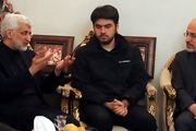 دیدار جلیلی با خانواده یکی از جان‌باختگان هواپیما