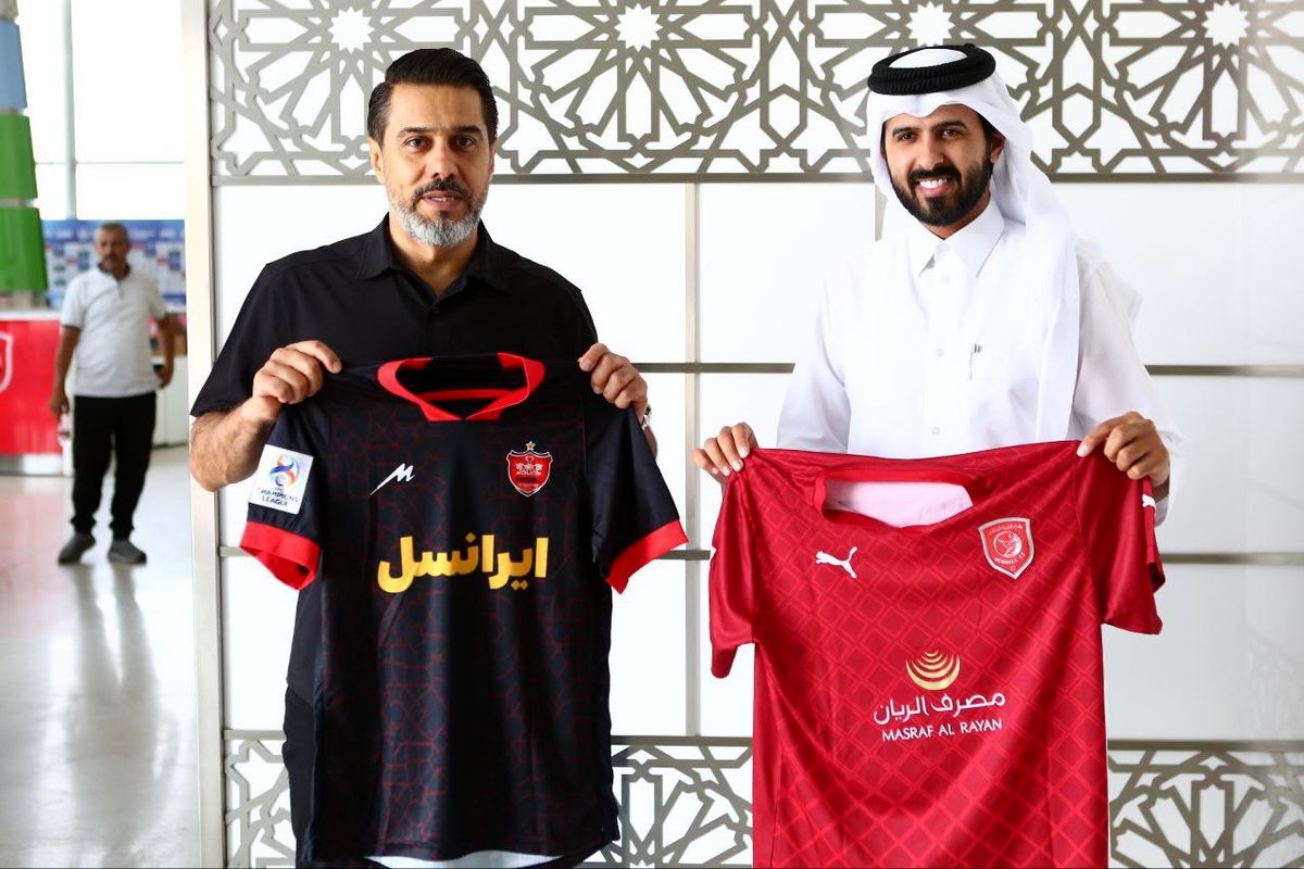 رنگ پیراهن پرسپولیس برای بازی با الدحیل