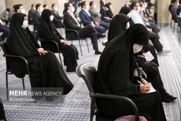 دیدار جمعی از نخبگان و استعدادهای برتر علمی با رهبر معظم انقلاب