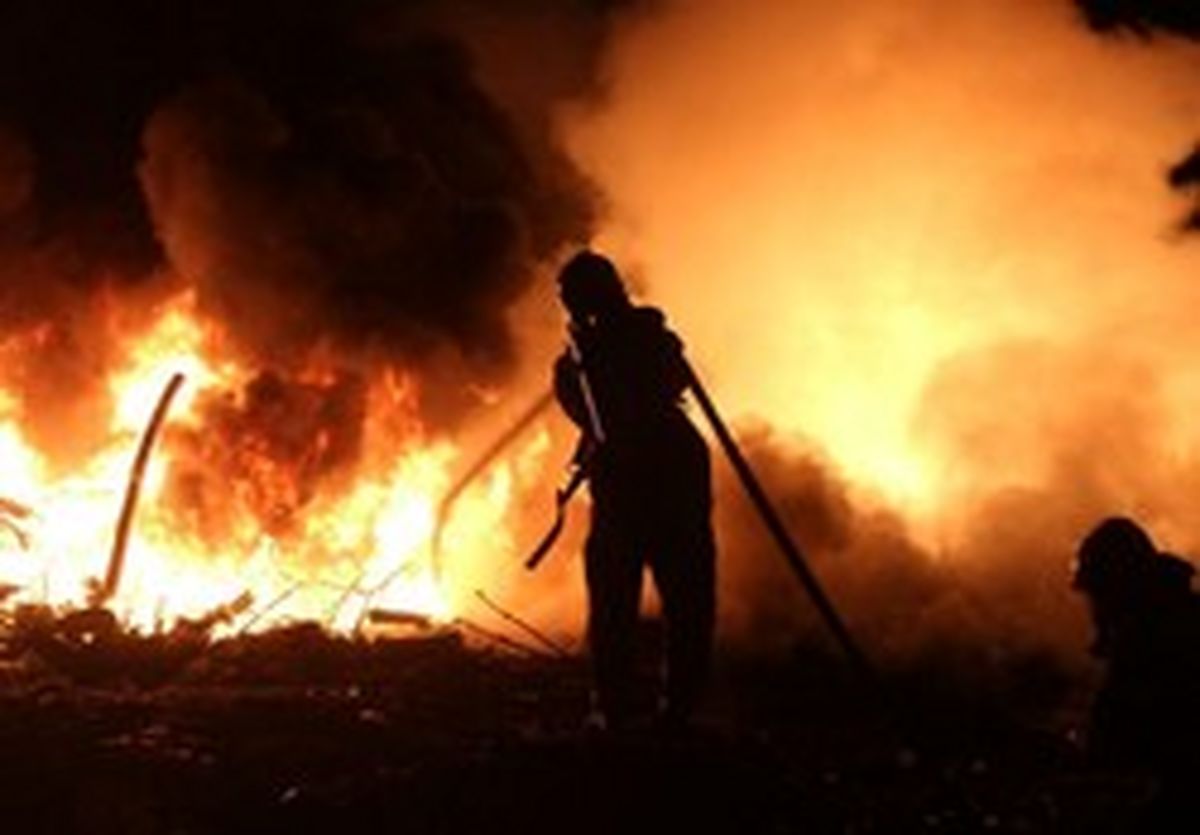 مظنونان حریق عمدی قهوه خانه اهواز دستگیر شدند