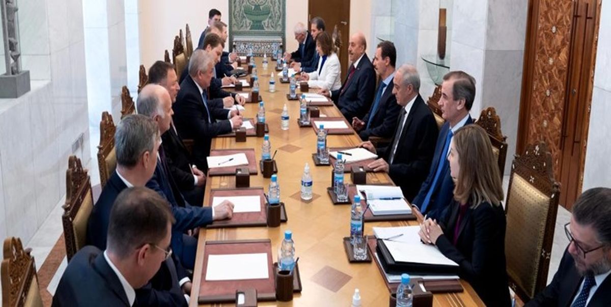 رایزنی رئیس جمهور سوریه  با «الکساندر لاورنتیف»