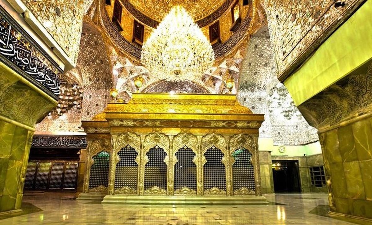 ترفیع گنبد حرم امام حسین (ع)/ تصاویر