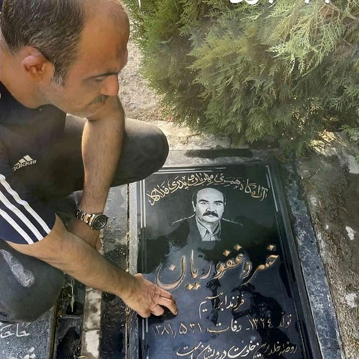  دلنوشته مهران غفوریان برای پدر مرحومش+عکس