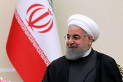 حضور روحانی در منزل جانباز