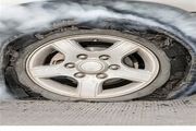 هنگام ترکیدن لاستیک خودرو چه کنیم؟