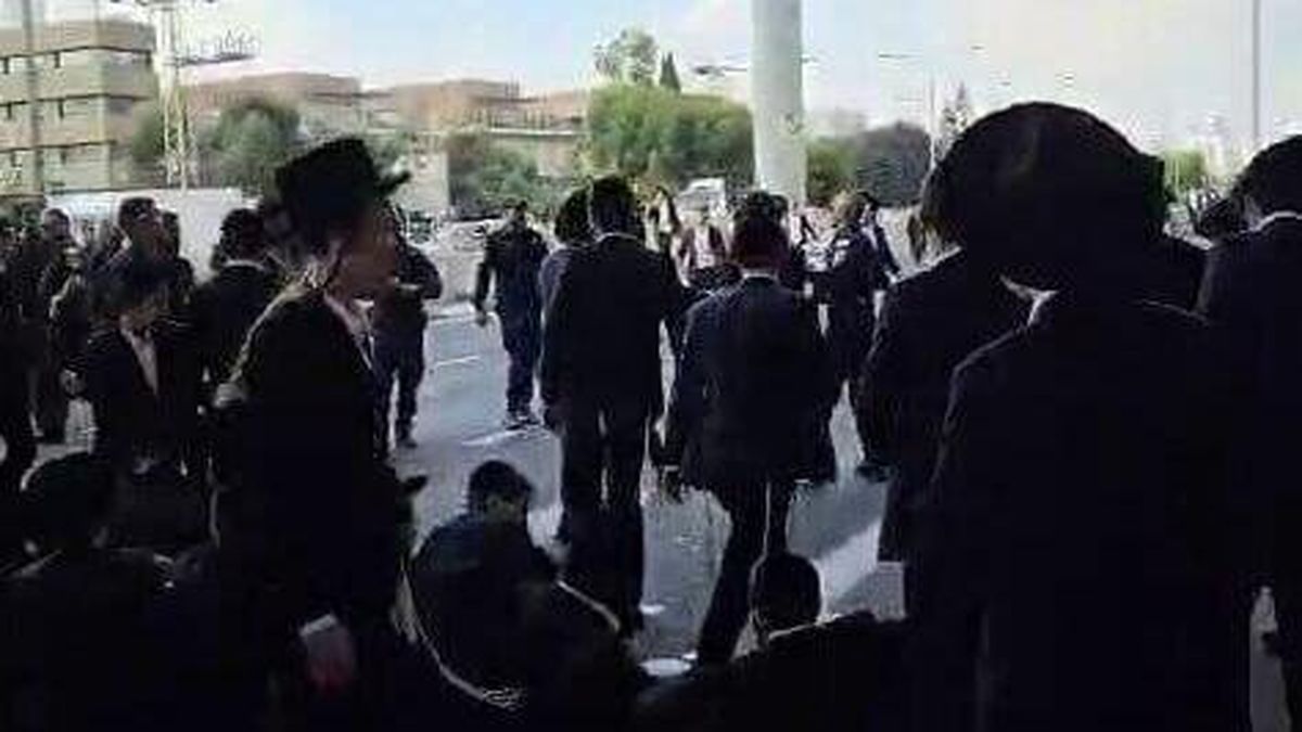 تظاهرات دوباره حریدی‌ها در سرزمین‌های اشغالی