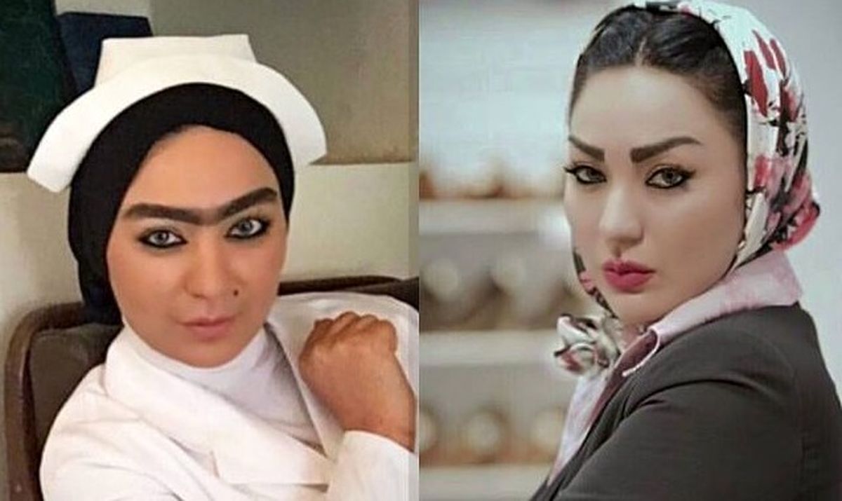 عکس جنجالی خانم بازیگر و 7 بادیگاردش/ تصاویر