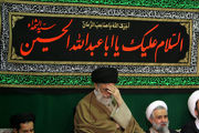 عزاداری شهادت امام علی درحضور رهبرانقلاب